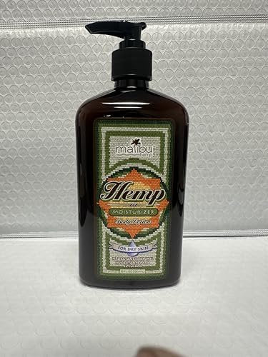 Malibu Tan Hemp Moisturizer Body Lotion for Dry Skin - 18 fl oz (2-Pack) Avelisse