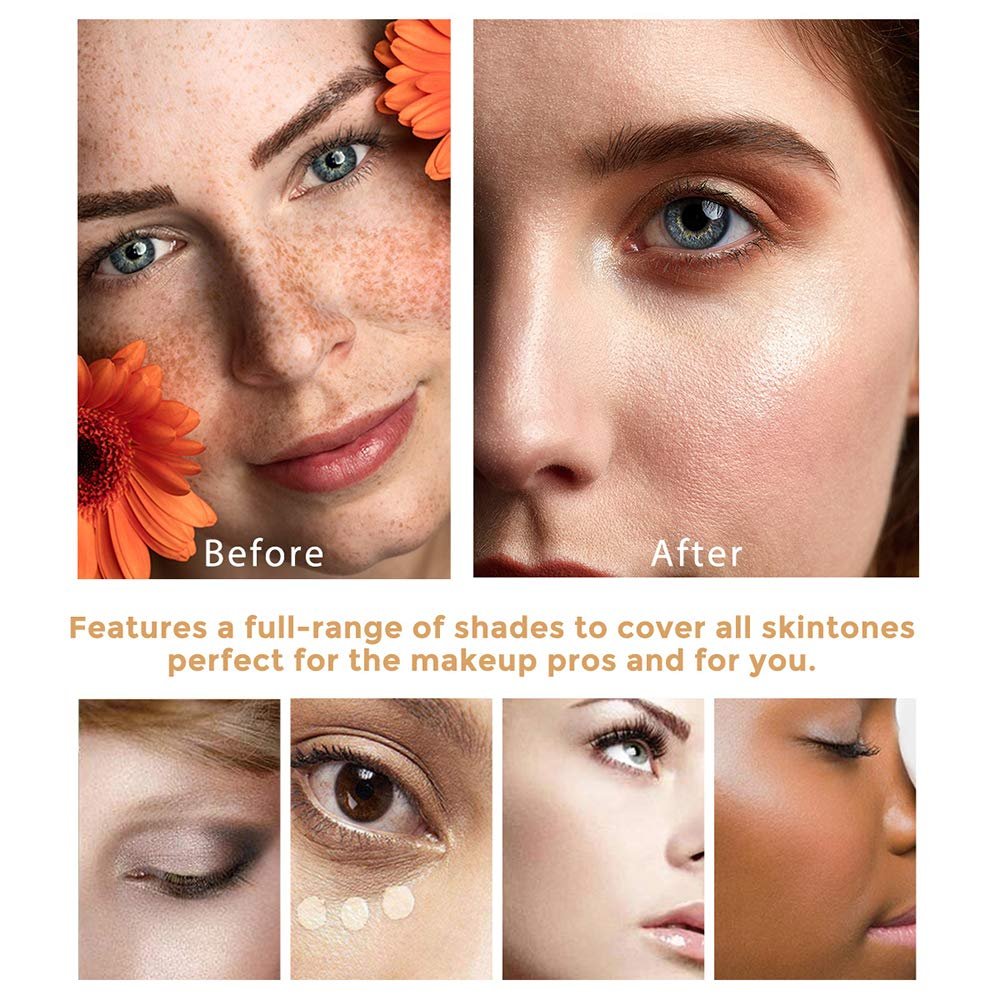 TLM Colour Changing Foundation 2-Pack – Flawless Self-Adjusting Liquid Foundation with SPF15, Non-Greasy, Long Lasting - görsel 9