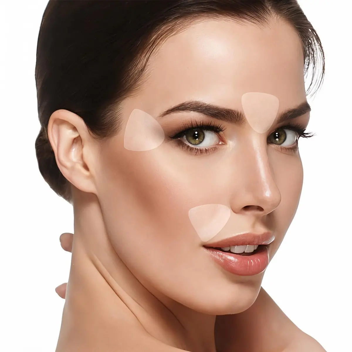 BLUMBODY Face Forehead Wrinkle Patches – 160 Triangle Anti-Wrinkle Facial Patches for Eyes, Mouth, Forehead – Non-Silicone Face Tape for Elevens, Crow's Feet and Fine Lines Avelisse