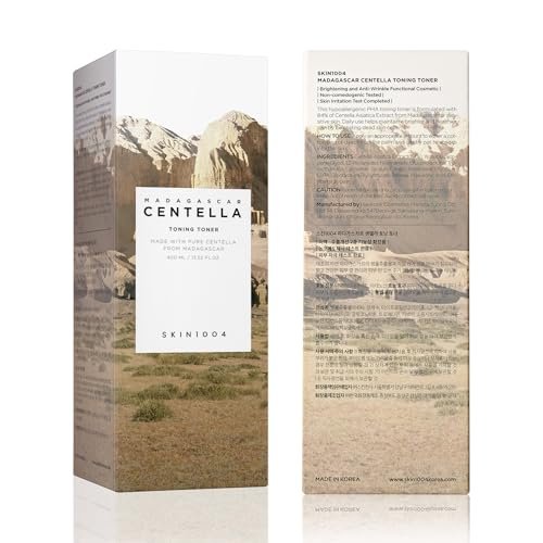 SKIN1004 Centella Toning Toner - 13.52 fl.oz (400ml) - Korean Face Toner with Madagascar Centella Asiatica & Hyaluronic Acid, Hydrating, Soothing, PHA Exfoliator Avelisse