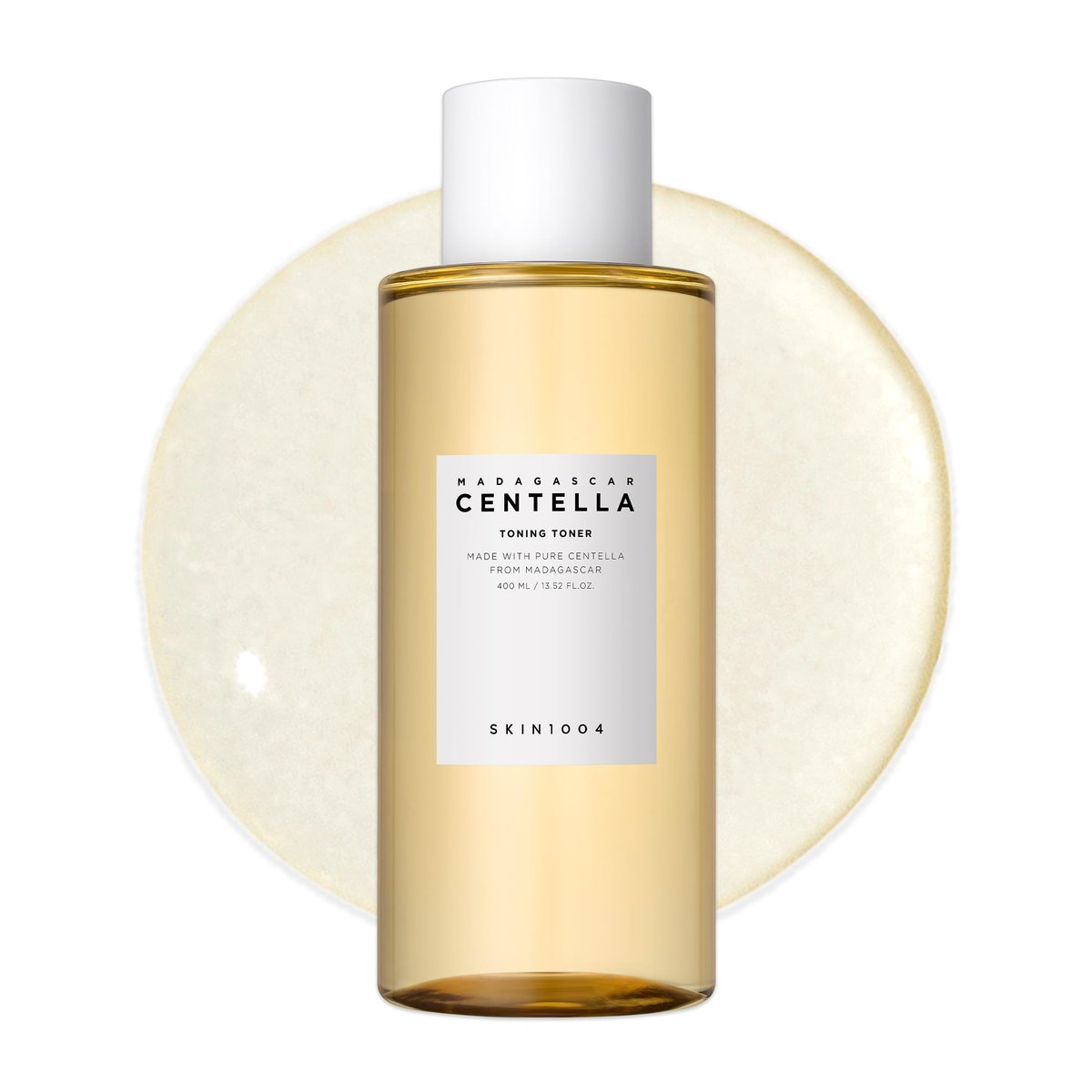 SKIN1004 Centella Toning Toner - 13.52 fl.oz (400ml) - Korean Face Toner with Madagascar Centella Asiatica & Hyaluronic Acid, Hydrating, Soothing, PHA Exfoliator Avelisse