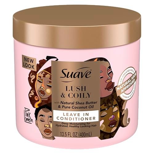 Suave Professionals Natural Shea Butter and Coconut Nourish & Strengthen Leave-In Conditioner, 13.5 fl oz - görsel 2