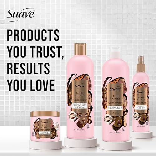 Suave Professionals Natural Shea Butter Coconut Moisturizing Curl Conditioner 16.5 fl oz - görsel 12