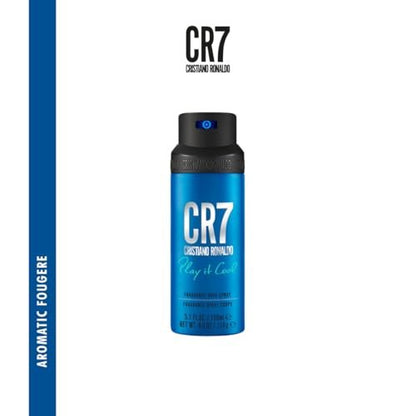 CR7 Play It Cool Cristiano Ronaldo Original Men's Fragrance Body Spray, 5.1 oz