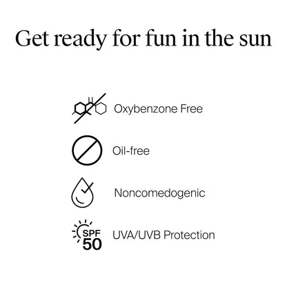 Neutrogena Hydro Boost Water Gel Sunscreen SPF 50, Oil-Free Hydrating & Water-Resistant Face & Body Sunscreen Lotion, Non-Greasy, Broad Spectrum, Lightweight Moisturizer, 3 fl oz