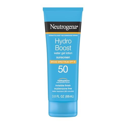 Neutrogena Hydro Boost Water Gel Sunscreen SPF 50, Oil-Free Hydrating & Water-Resistant Face & Body Sunscreen Lotion, Non-Greasy, Broad Spectrum, Lightweight Moisturizer, 3 fl oz - görsel 1