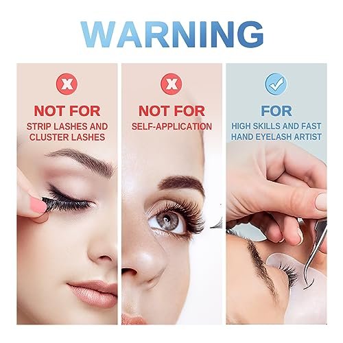 Lava Lash 1 PCS Eyelash Extensions Ibeauty Ultra Super Glue 5ml, Semi-Permanent Eyelash Extension Glue, 1-2 Sec Drying Time, Keep 5-6 Weeks Avelisse