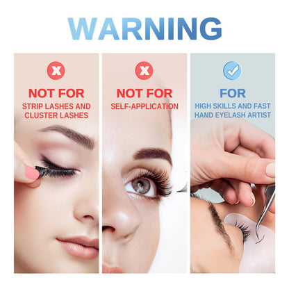 Lava Lash 1 PCS Eyelash Extensions Ibeauty Ultra Super Glue 5ml, Semi-Permanent Eyelash Extension Glue, 1-2 Sec Drying Time, Keep 5-6 Weeks Avelisse