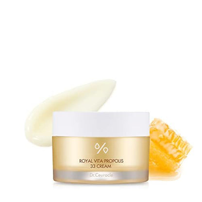 Dr. Ceuracle Royal Vita Propolis 33 Cream - 50ml Ultimate Glow & Nourish Moisturizer with Propolis, Royal Jelly & Vitamin