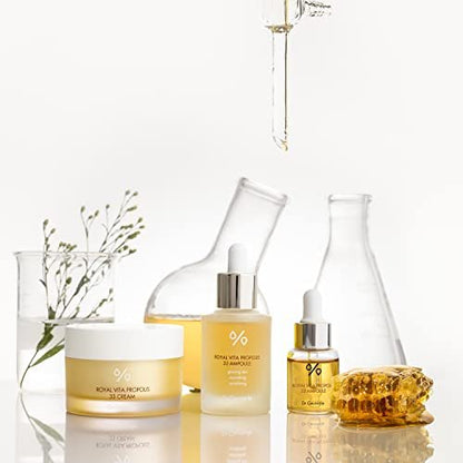 Dr. Ceuracle Royal Vita Propolis 33 Cream - 50ml Ultimate Glow & Nourish Moisturizer with Propolis, Royal Jelly & Vitamin