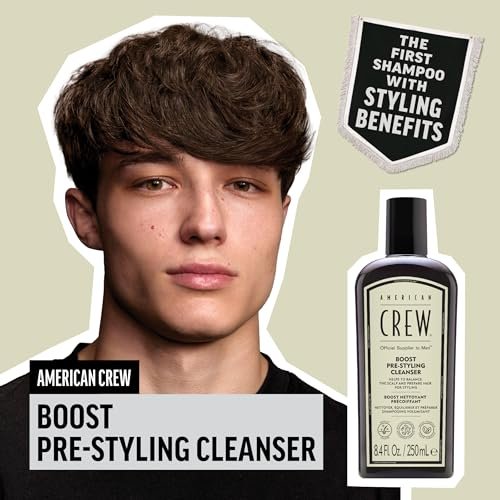 American Crew Boost Shampoo for Fine & Thin Hair – Instantly Volumizing Formula, Adds Volume, Lift & Shine, Vegan, 8.4 fl oz Avelisse