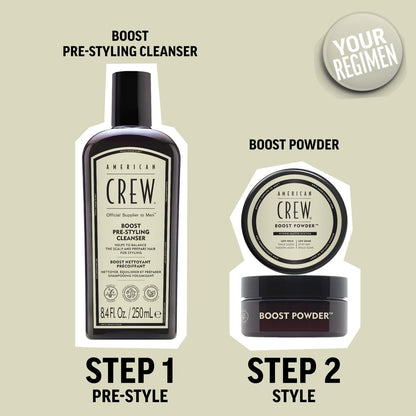 American Crew Boost Shampoo for Fine & Thin Hair – Instantly Volumizing Formula, Adds Volume, Lift & Shine, Vegan, 8.4 fl oz Avelisse