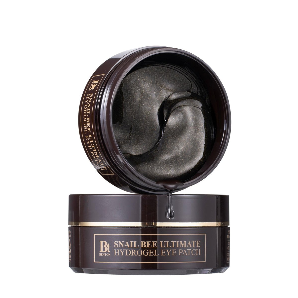 BENTON Snail Bee Ultimate Hydrogel Eye Patches - Hydrating Snail Mucin, Reusable & Cooling (60 Patches) Avelisse