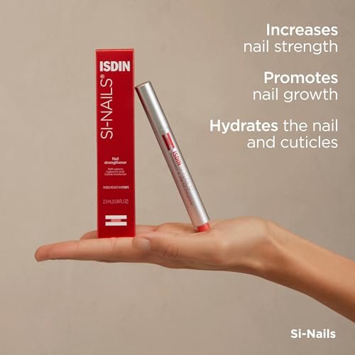 ISDIN Si-Nails Fast Absorbing Nail Strengthening Serum with Cationic Hyaluronic Acid – 0.08 FL OZ Avelisse
