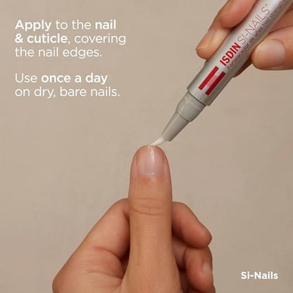 ISDIN Si-Nails Fast Absorbing Nail Strengthening Serum with Cationic Hyaluronic Acid – 0.08 FL OZ Avelisse