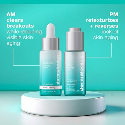 Dermalogica Age Bright Clearing Serum - Anti-Aging Face Serum with Salicylic Acid, 1 Fl Oz Avelisse