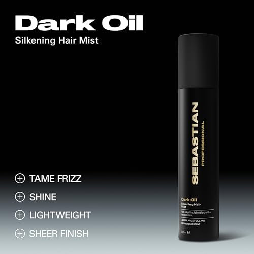 Sebastian Professional Dark Oil Silkening Fragrant Mist Dry Conditioner with Jojoba Oil and Argan Oil, 4.5 fl oz Avelisse