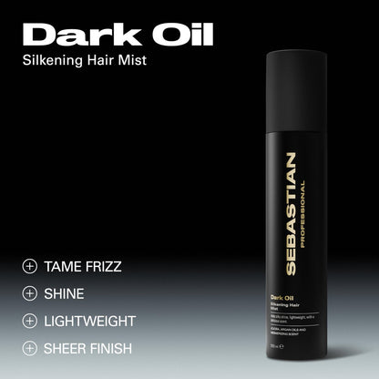 Sebastian Professional Dark Oil Silkening Fragrant Mist Dry Conditioner with Jojoba Oil and Argan Oil, 4.5 fl oz Avelisse