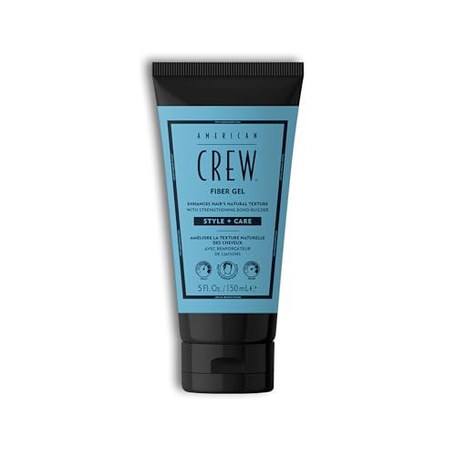 AMERICAN CREW Fiber Gel – Hybrid Styling Hair Gel for Men, Medium Hold, Natural Finish, 5 fl oz Avelisse