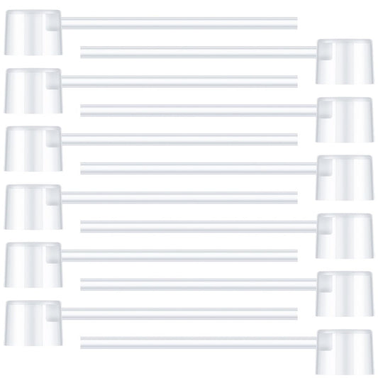 Honoson 24-Pack Perfume Dispenser Pump - Clear Plastic Refill Pump for Travel Spray Bottles
