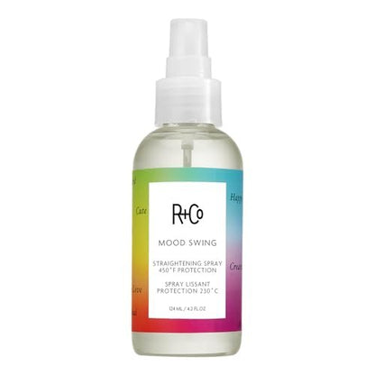R+Co Mood Swing Straightening Spray - 4.2 oz (124 ml) - Heat Protectant & Frizz Control Avelisse
