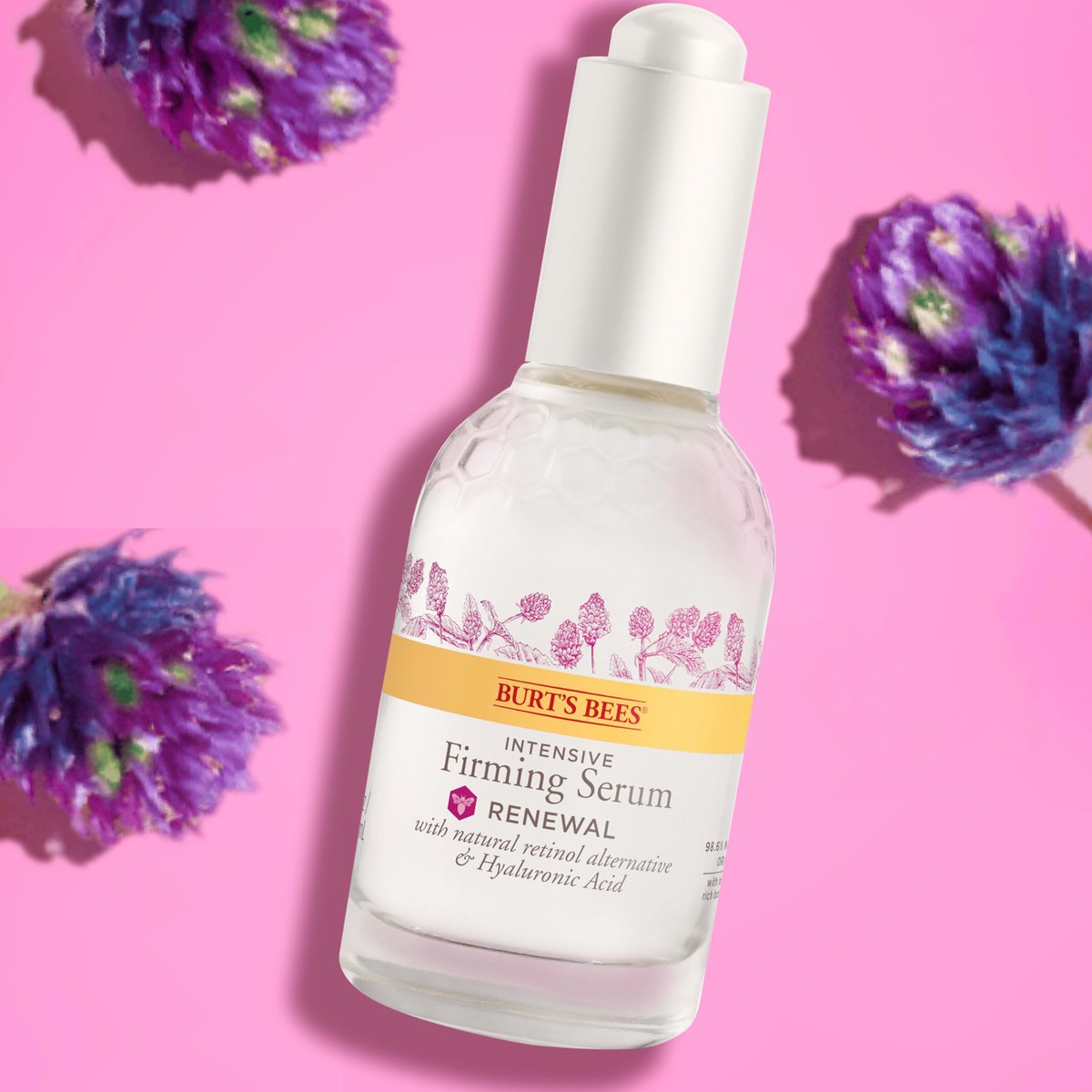 Burt's Bees Renewal Intensive Firming Serum with Natural Retinol Alternative and Hyaluronic Acid, Anti-Aging Face Serum, 1 fl. oz. - görsel 13