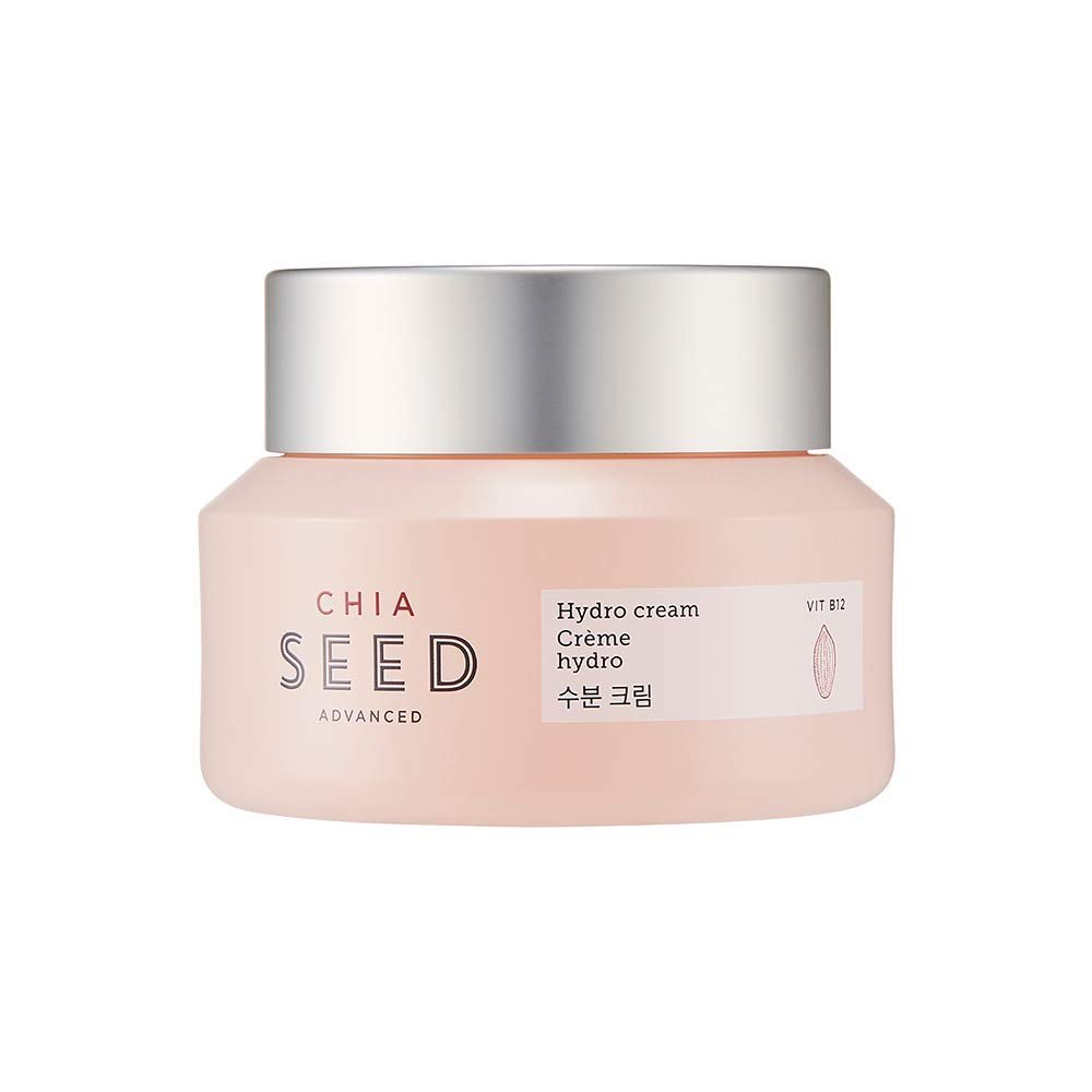 The Face Shop Chia Seed Advanced Hydro Cream - Concentrated Gel Type Hydrating Face Moisturizer with Instant Cooling Effect, 1.76 Fl Oz - görsel 2