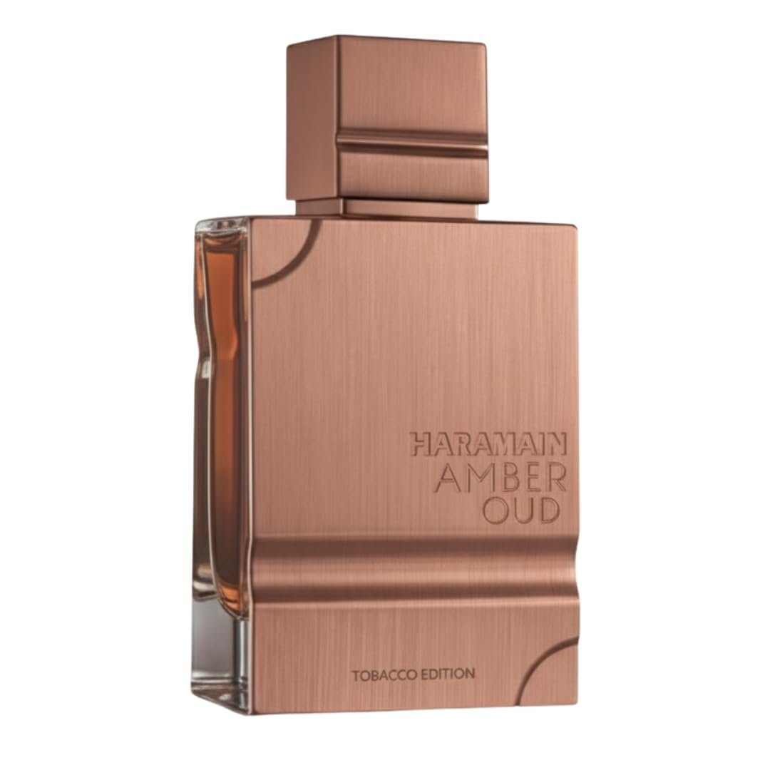 Al Haramain Amber Oud Tobacco Edition Eau de Parfum - Unisex Arabian Fragrance with Tobacco Leaf, Cinnamon, Vanilla & Dried Fruit - Long Lasting Cologne - 2 oz (60 ml) Spray Avelisse