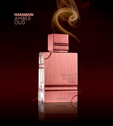 Al Haramain Amber Oud Tobacco Edition Eau de Parfum - Unisex Arabian Fragrance with Tobacco Leaf, Cinnamon, Vanilla & Dried Fruit - Long Lasting Cologne - 2 oz (60 ml) Spray Avelisse