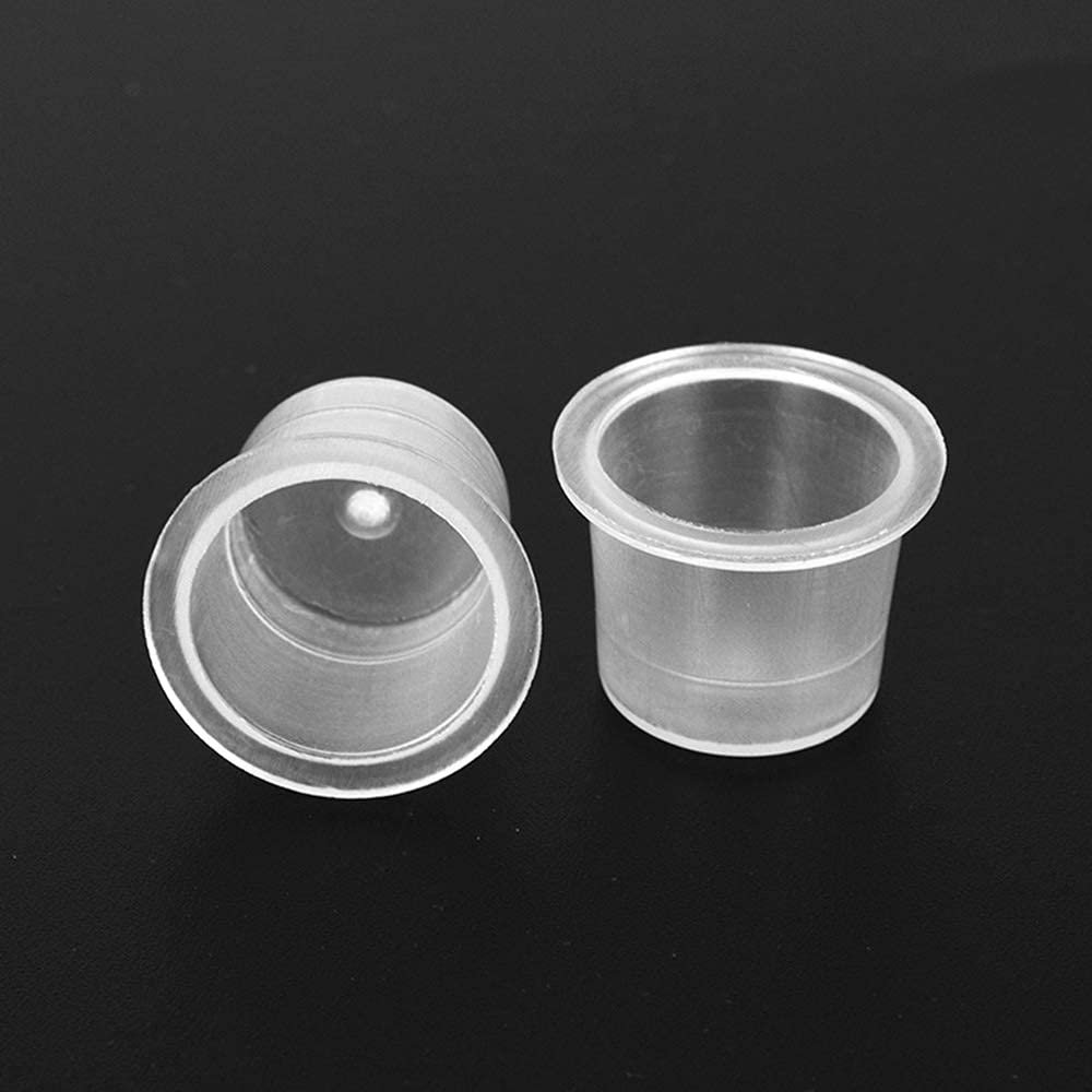 Joylife 300PCS Disposable Tattoo Ink Cups, 14mm Medium Pigment Cups for Tattoo Kits and Supplies - görsel 10