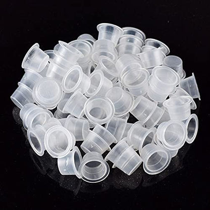Joylife 300PCS Disposable Tattoo Ink Cups, 14mm Medium Pigment Cups for Tattoo Kits and Supplies