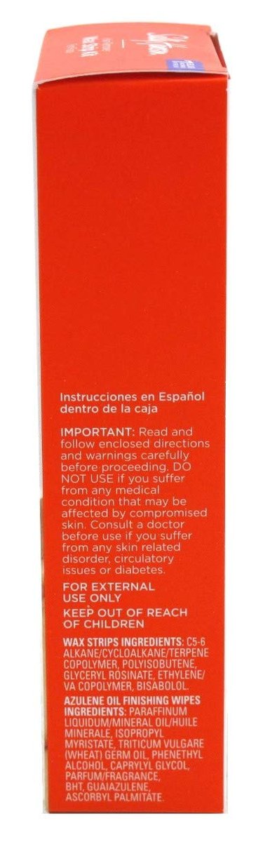 Sally Hansen Hair Remover Wax Strip Kit For Face (Pack of 2) - Gentle Facial Hair Removal Avelisse