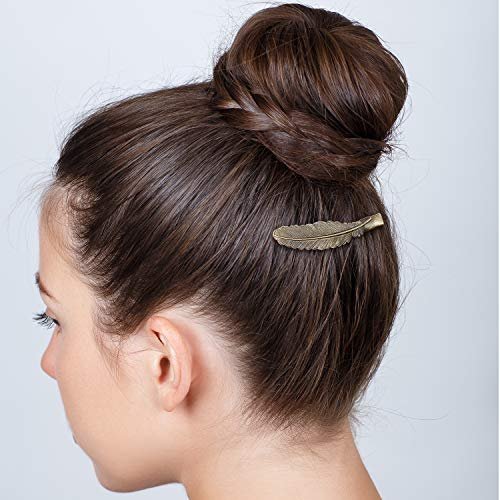 WILLBOND 6-Piece Vintage Hair Barrettes - Retro French Flower Metal Clips for Women - görsel 14