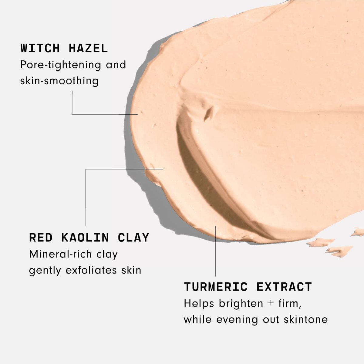 Versed Photos, Please - Tightening & Brightening Turmeric Face Mask with Kaolin Clay | Pore-Tightening, Hydrating, Exfoliating Mask for Blackheads & Uneven Skin Tone (1.5 fl oz) - görsel 3