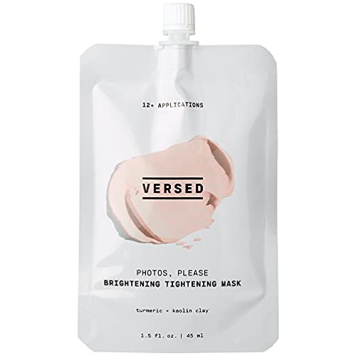 Versed Photos, Please - Tightening & Brightening Turmeric Face Mask with Kaolin Clay | Pore-Tightening, Hydrating, Exfoliating Mask for Blackheads & Uneven Skin Tone (1.5 fl oz) - görsel 2
