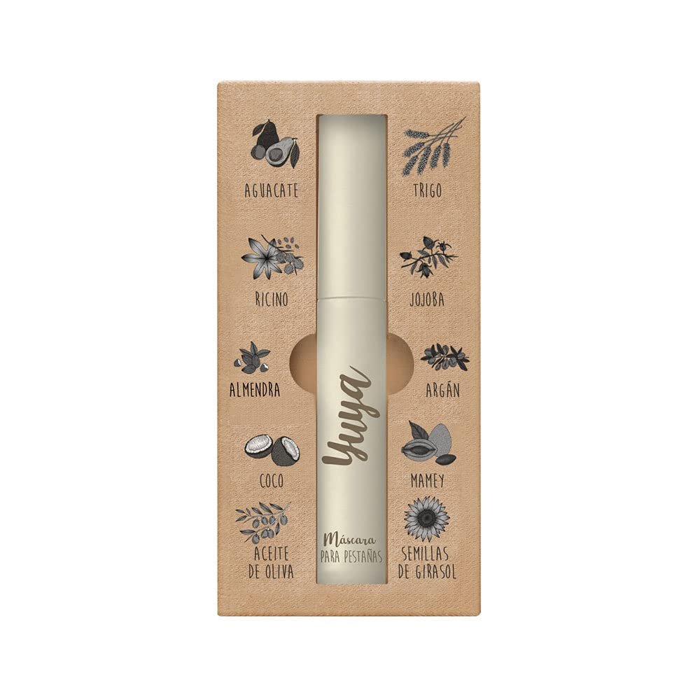 YuYa Cruelty-Free Natural Oil Mascara – Burgundy – Long Voluminous Lashes Avelisse