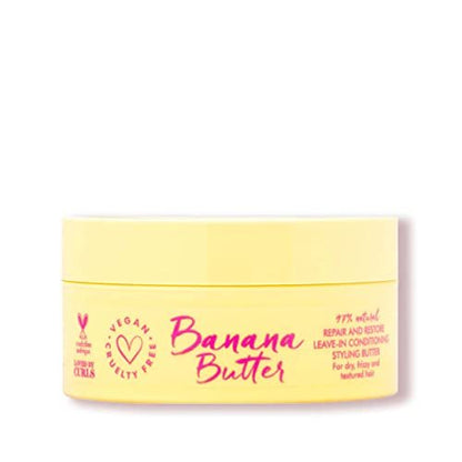 Umberto Giannini Coily Banana Butter Repair + Restore Leave-in Conditioner - Vegan & Cruelty Free, 97% Natural, 6.76 Fl Oz Avelisse
