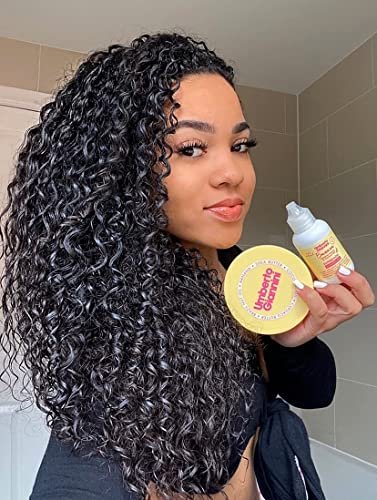 Umberto Giannini Coily Banana Butter Repair + Restore Leave-in Conditioner - Vegan & Cruelty Free, 97% Natural, 6.76 Fl Oz Avelisse