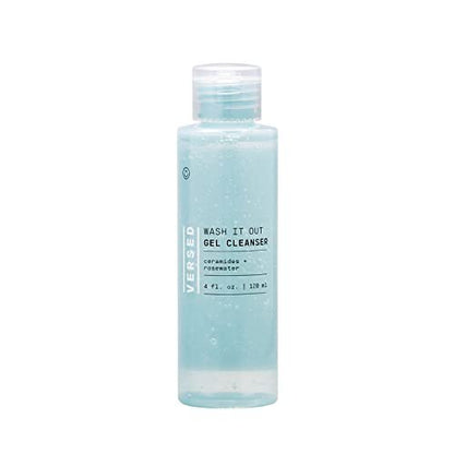 Versed Wash It Out Gel Face Cleanser – Gentle Daily Face Wash for All Skin Types, 4 Fl Oz