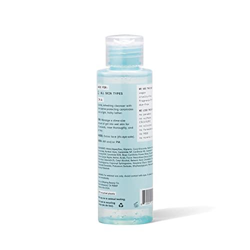 Versed Wash It Out Gel Face Cleanser – Gentle Daily Face Wash for All Skin Types, 4 Fl Oz - görsel 3