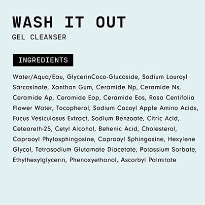 Versed Wash It Out Gel Face Cleanser – Gentle Daily Face Wash for All Skin Types, 4 Fl Oz