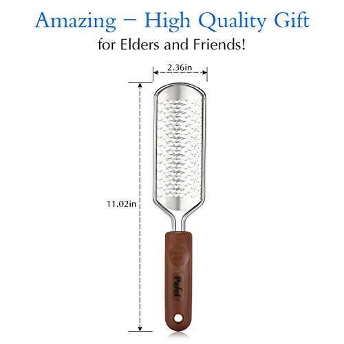 Professional Pedicure Foot File - Colossal Stainless Steel Detachable Foot Scrubber for Wet & Dry Feet - görsel 14