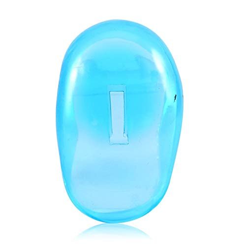 2-Pack Reusable Ear Covers for Hair Dye & Dryer – Plastic Anti-Staining Shield for Salon or Home Use (Blue) - görsel 10