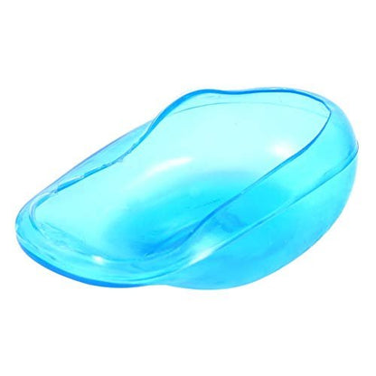 2-Pack Reusable Ear Covers for Hair Dye & Dryer – Plastic Anti-Staining Shield for Salon or Home Use (Blue)