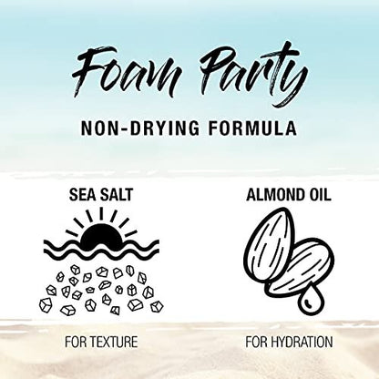 SexyHair Texture Foam Party Lite Texturizing Foam, 5.2 oz - Lightweight Volumizing Hair Foam for Flexible Texture Avelisse