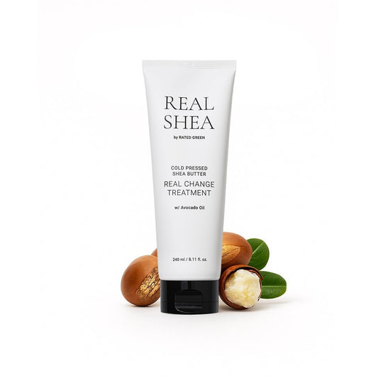 RATED GREEN Real Shea Real Change Treatment Deep Conditioning Hair Mask with Organic Shea Butter & Avocado Oil - 8.11 fl oz