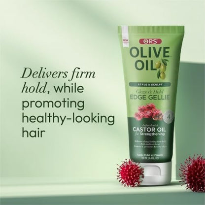 ORS Style & Sculpt Edge Gellie with Castor Oil for Strengthening - 3.5 oz