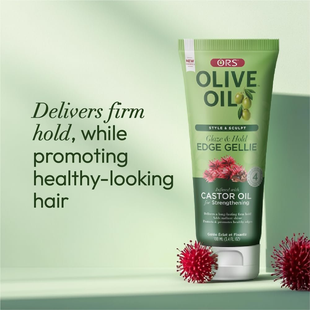 ORS Style & Sculpt Edge Gellie with Castor Oil for Strengthening - 3.5 oz - görsel 5