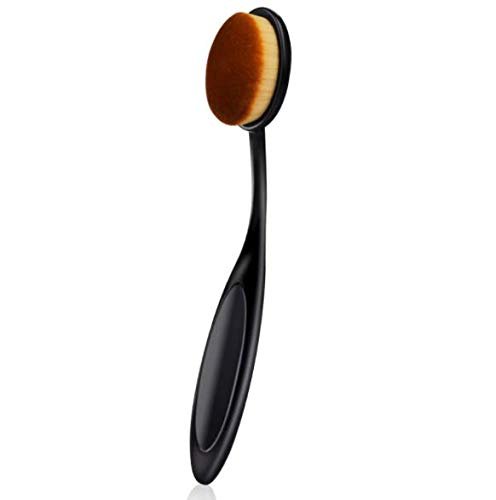 DNHCLL Professional Oval Loose Powder Toothbrush Foundation Makeup Brushes - 2 Pack for Blending Liquid, Cream or Flawless Powder Cosmetics - görsel 2