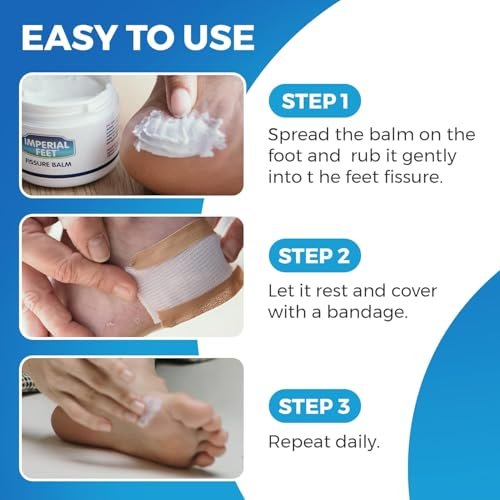 Imperial Feet 2 in 1 Foot Cream for Dry Cracked Heels - XL Foot Repair Cream for Dry Feet - Suitable for Diabetics - Professional Grade - görsel 8
